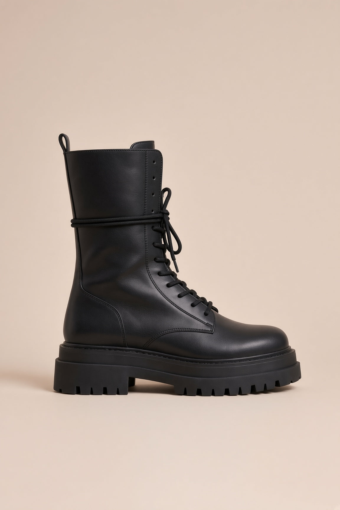 GripWalkers | Botki Sznurowane Damskie Z Platformą