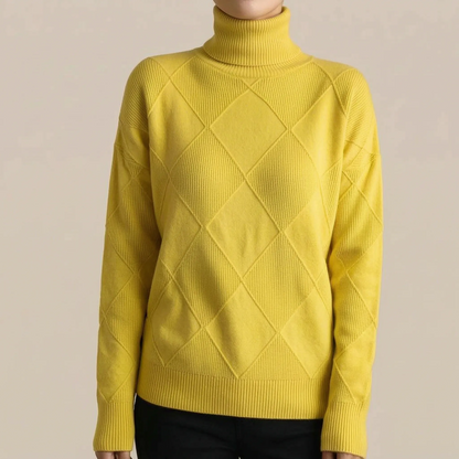 Auresa | Sweter W Romby Damski
