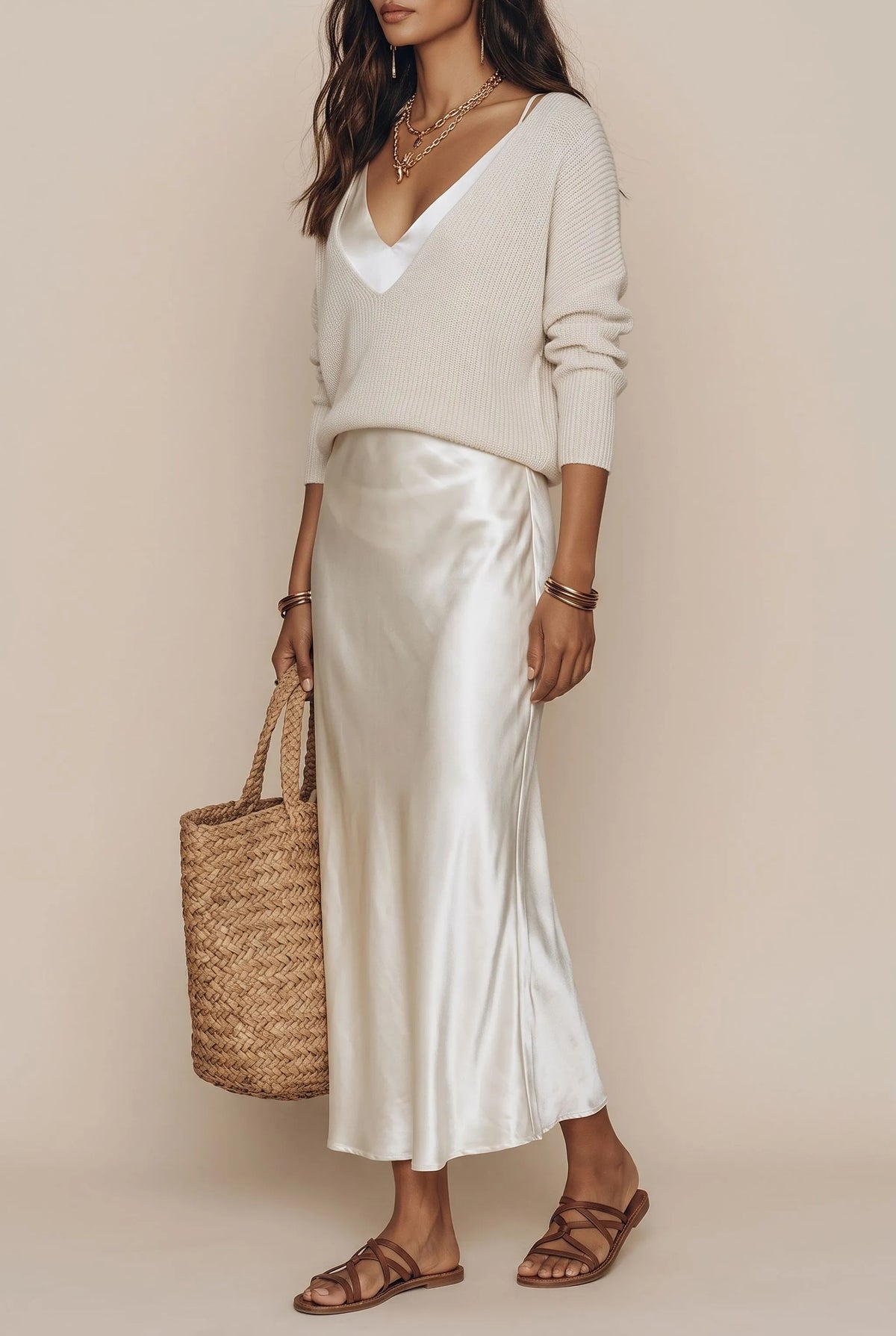 Avaria | Elegancki Luźny Casualowy Dwuczęściowy Komplet