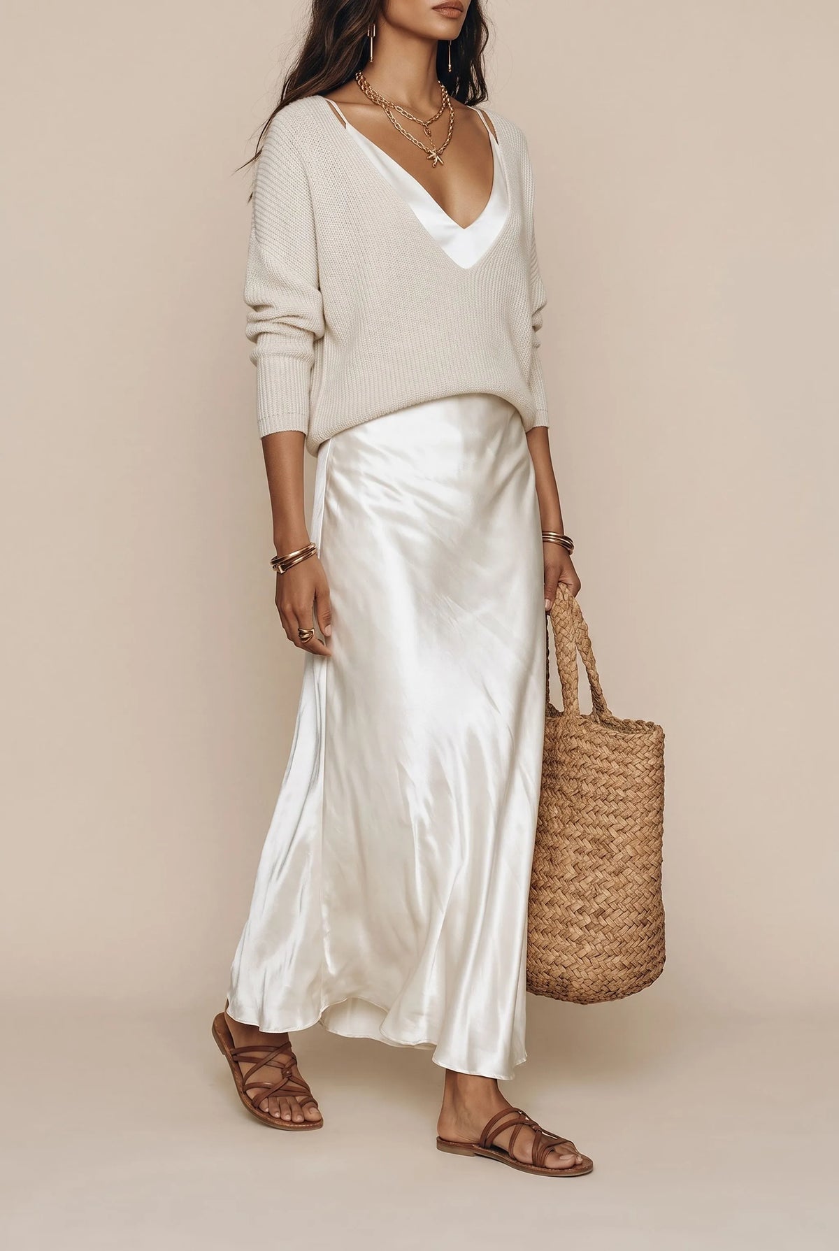 Avaria | Elegancki Luźny Casualowy Dwuczęściowy Komplet