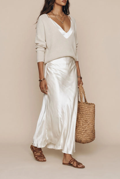 Avaria | Elegancki Luźny Casualowy Dwuczęściowy Komplet