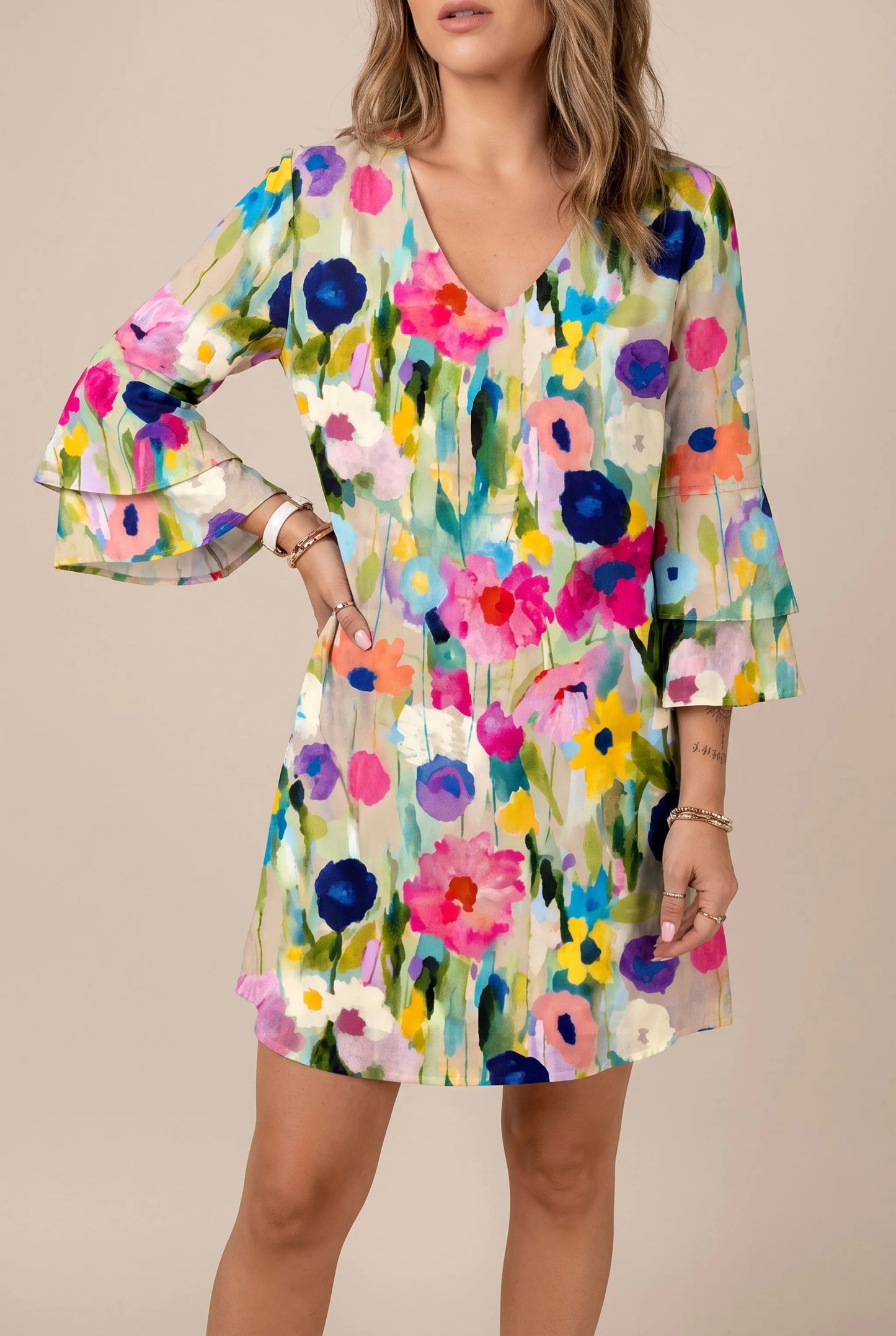Bloomify | Letnia Sukienka Damska W Kwiaty