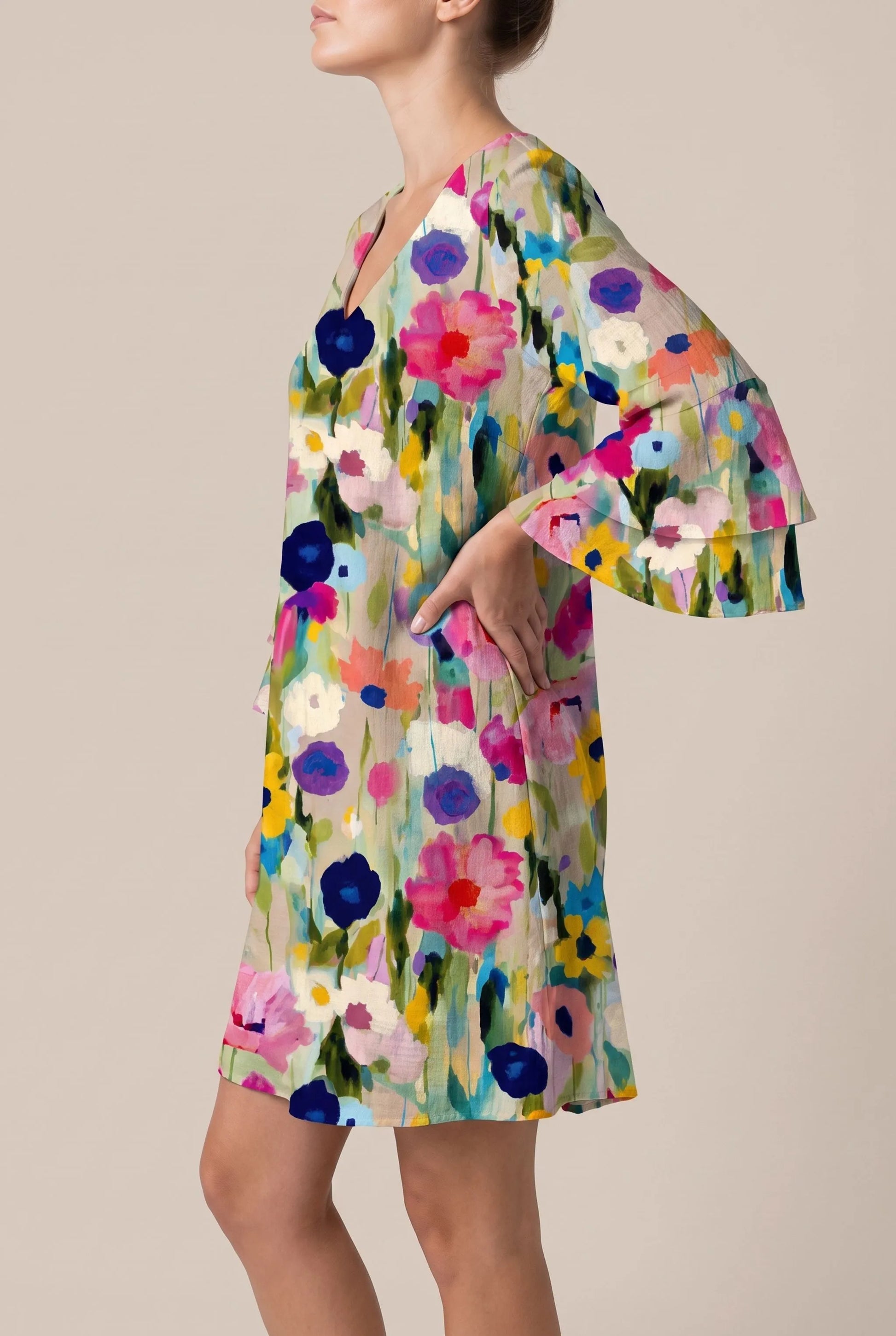 Bloomify | Letnia Sukienka Damska W Kwiaty