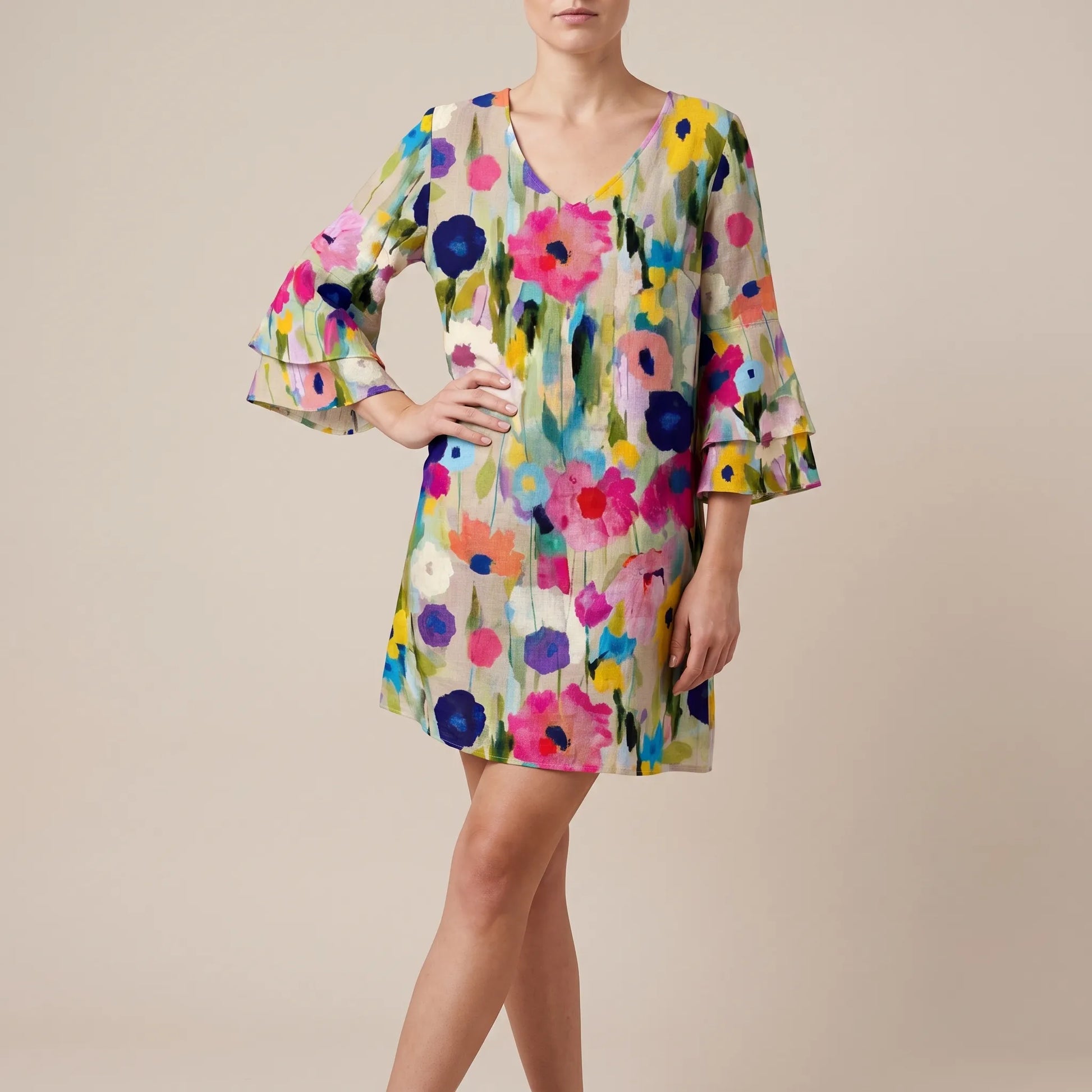 Bloomify | Letnia Sukienka Damska W Kwiaty
