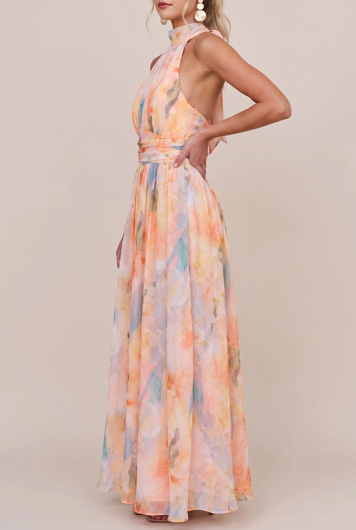 Bloomora | Elegancka Sukienka Maxi Na Letnie Uroczystości
