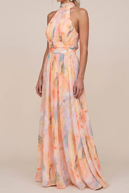Bloomora | Elegancka Sukienka Maxi Na Letnie Uroczystości
