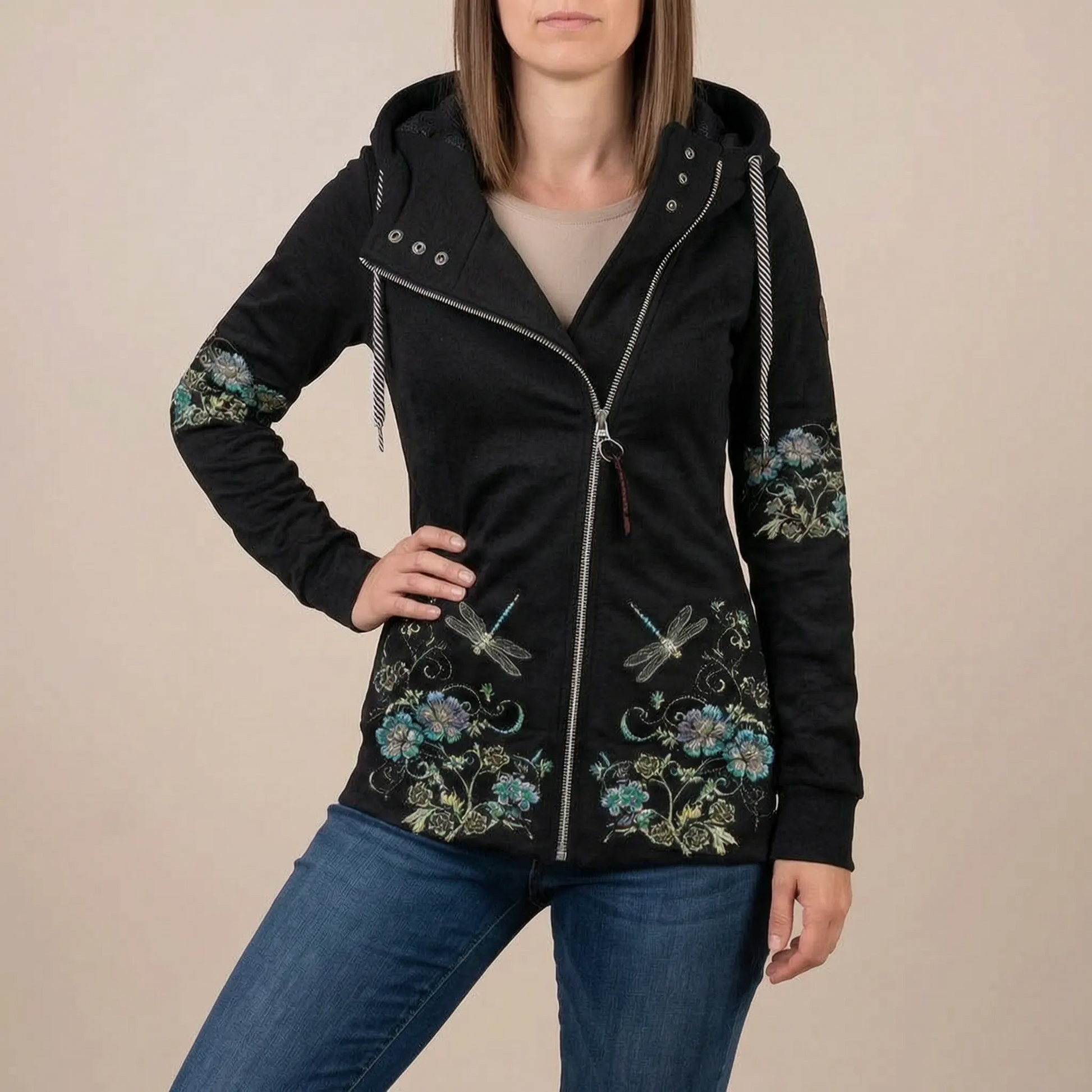 Blossoma | Rozpinana Bluza W Kwiaty