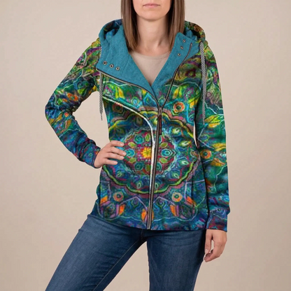 Blossoma | Rozpinana Bluza W Kwiaty