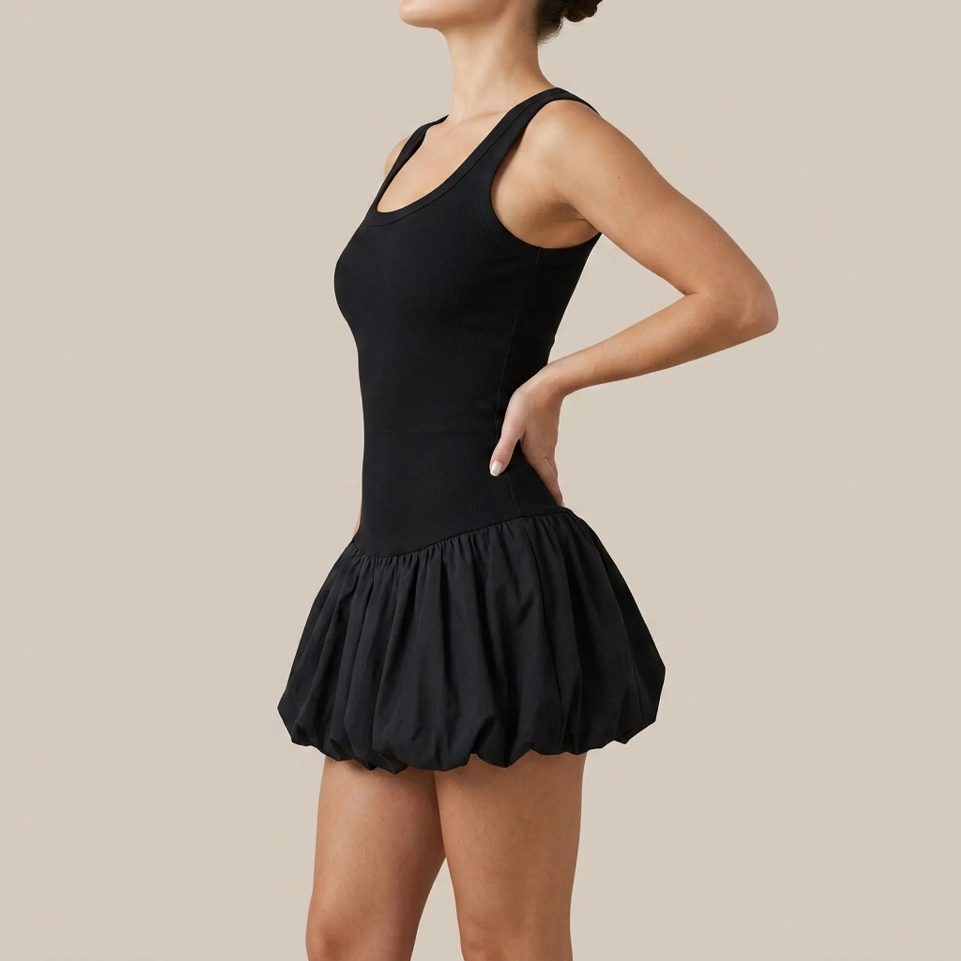 Bubli | Spódnica Mini Z Wysokim Stanem