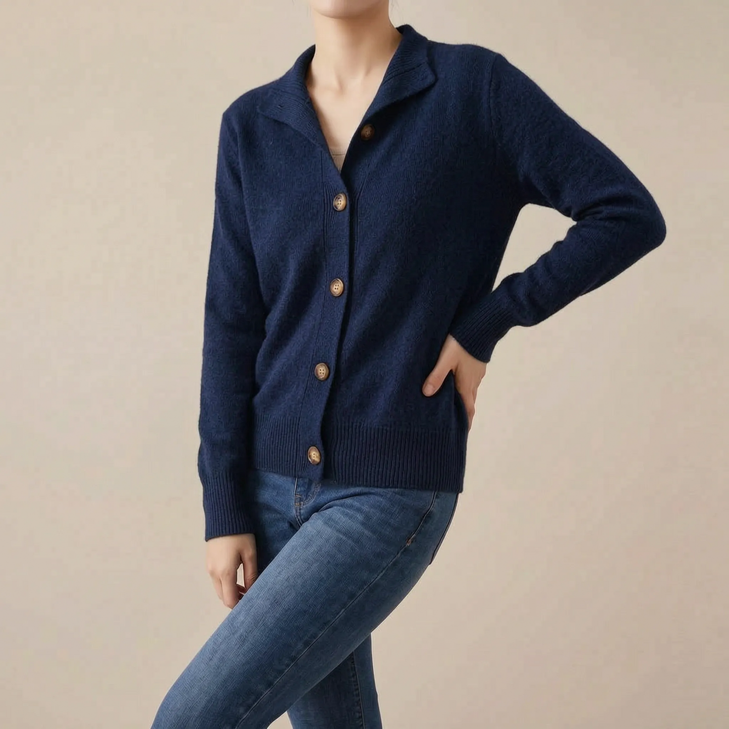 Calevia | Elegancki Kardigan Rozpinany Damski