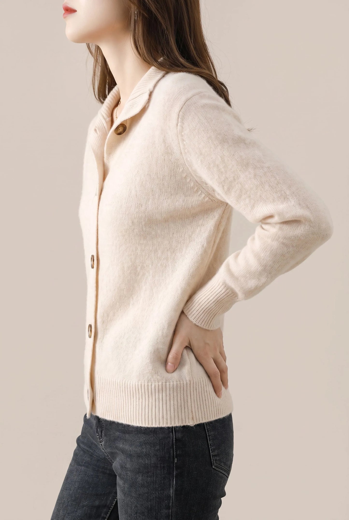 Calevia | Elegancki Kardigan Rozpinany Damski