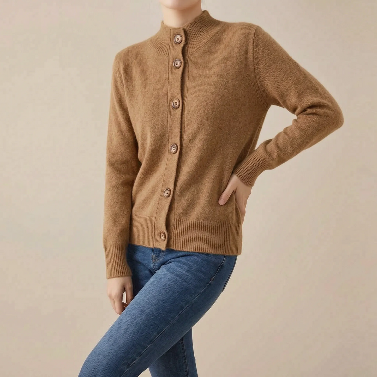 Calevia | Elegancki Kardigan Rozpinany Damski