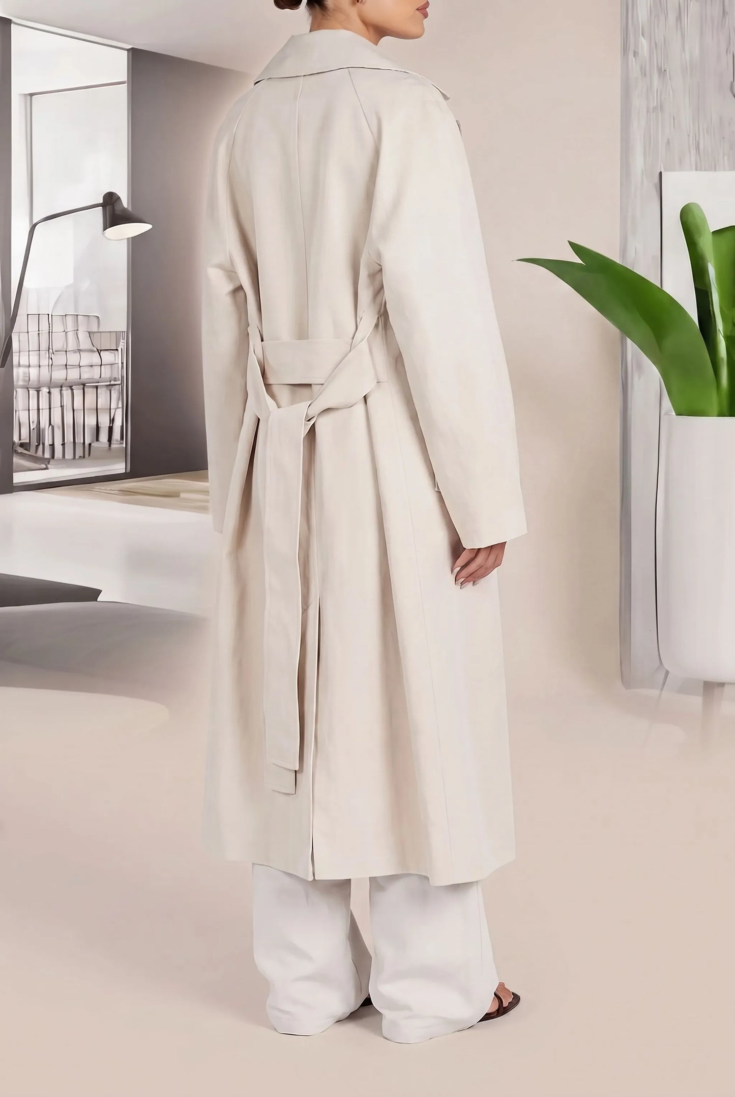 Calynda | Elegancki Zimowy Płaszcz