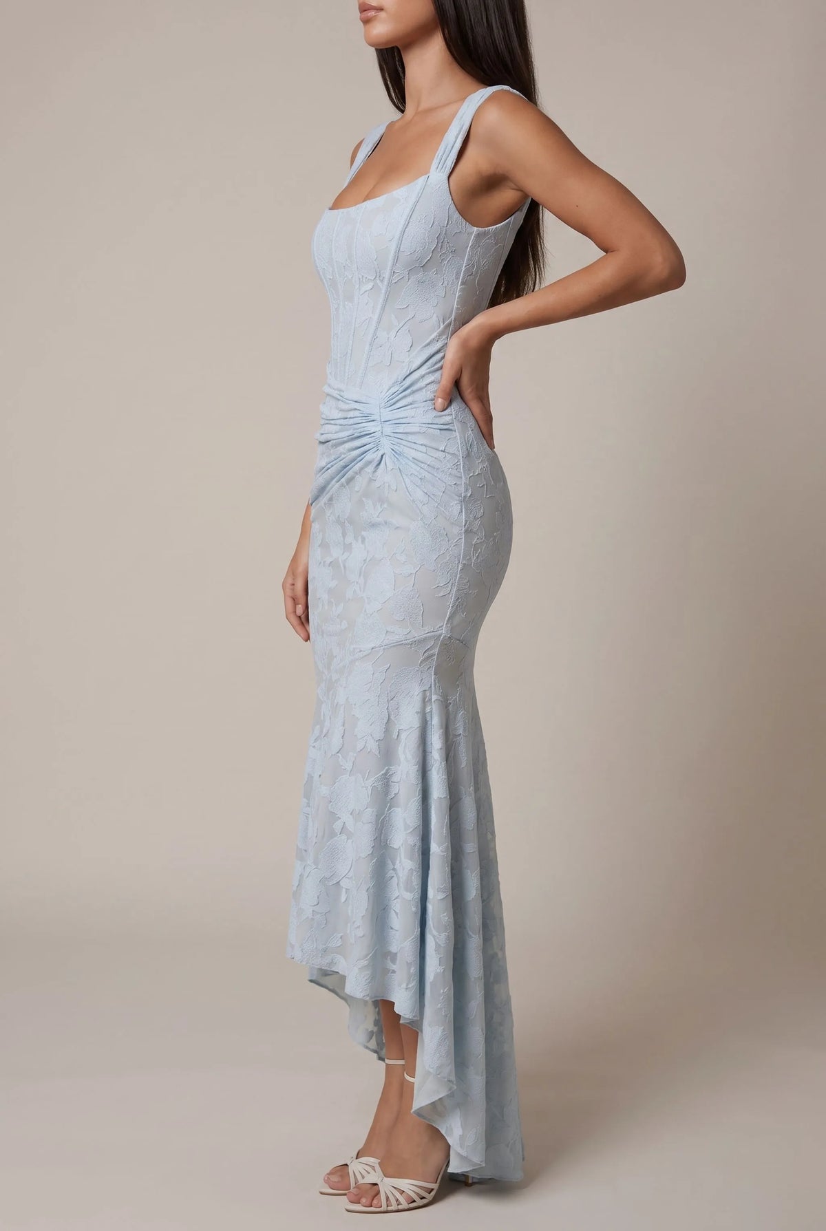 Celeste | Elegancka Sukienka Maxi W Kwiaty