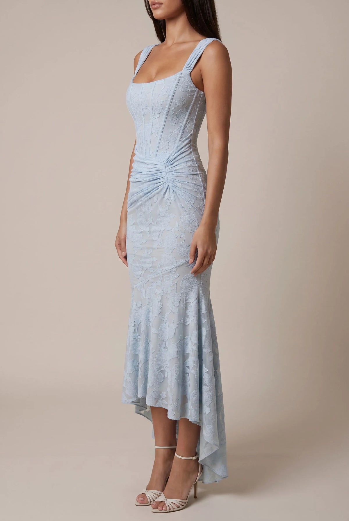 Celeste | Elegancka Sukienka Maxi W Kwiaty