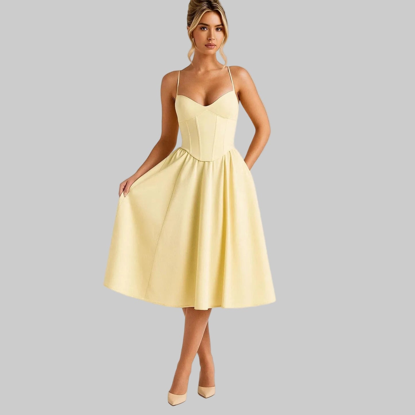 Yara | Sukienka maxi inspirowana gorsetem