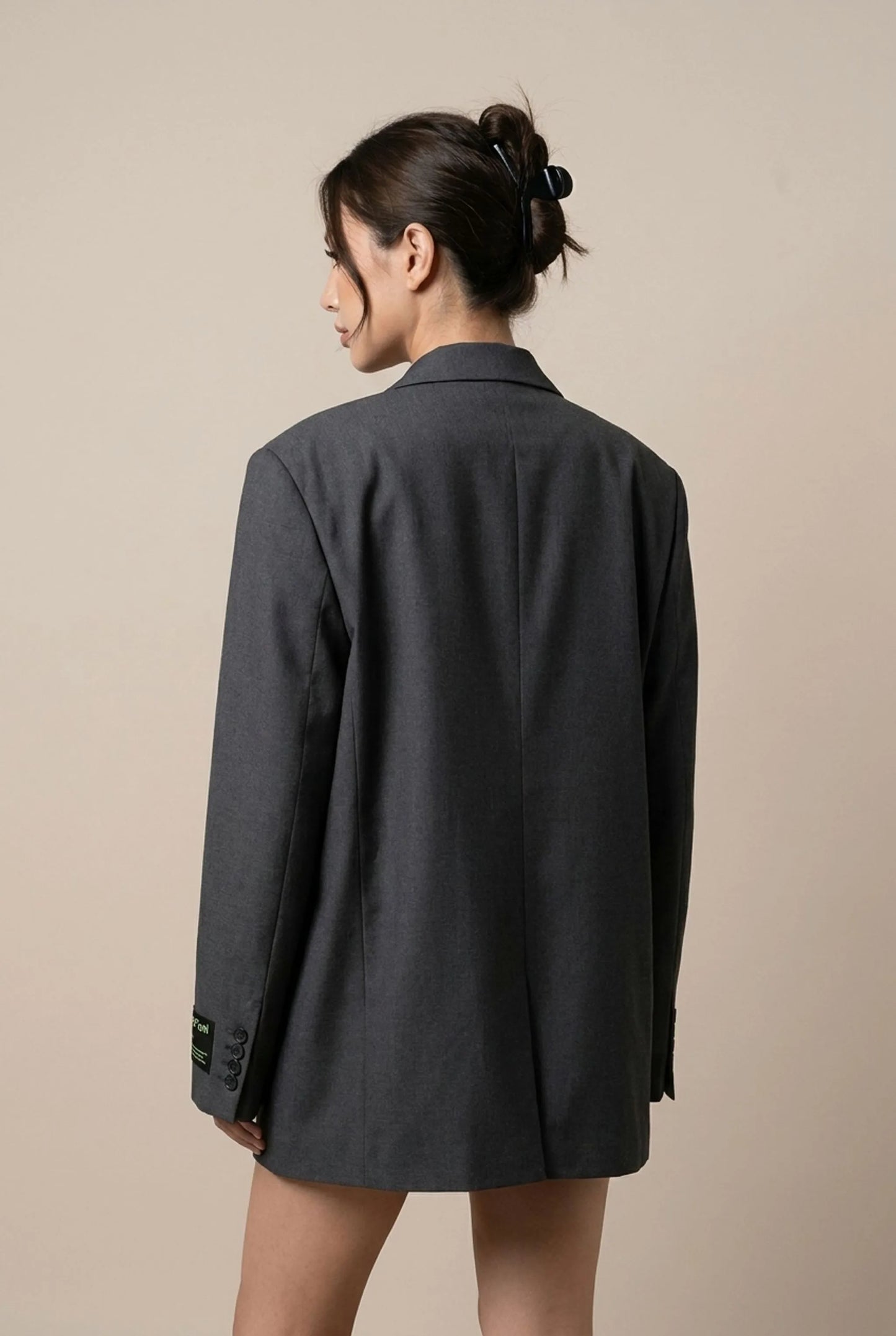 Dalina | Czarna Marynarka Damska Oversize