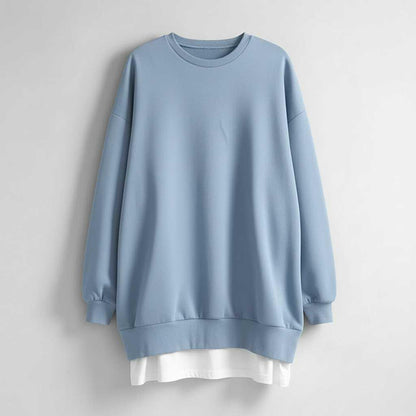 Damska Bluza Oversize z Okrągłym Dekoltem | Bluza Damska