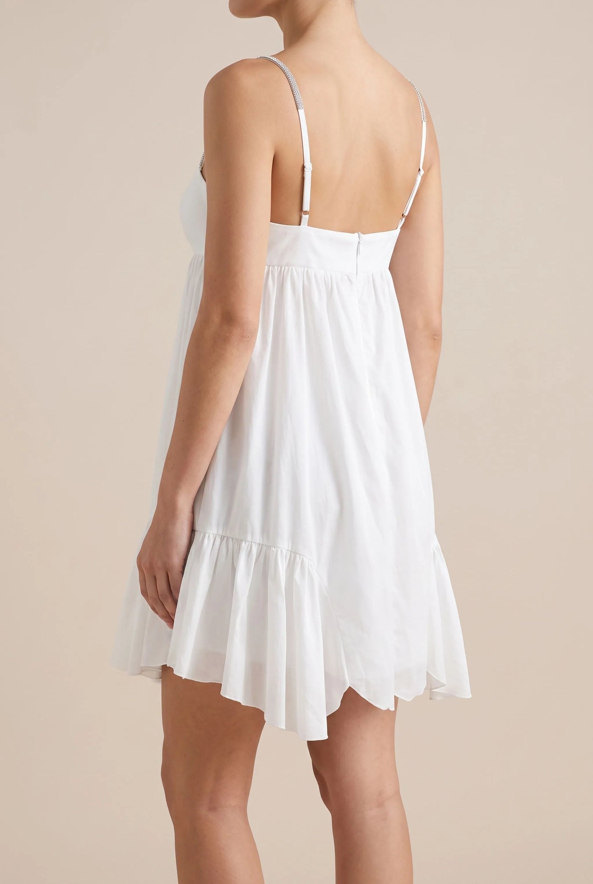 Dazlyn | Rozkloszowana Krótka Sukienka Babydoll