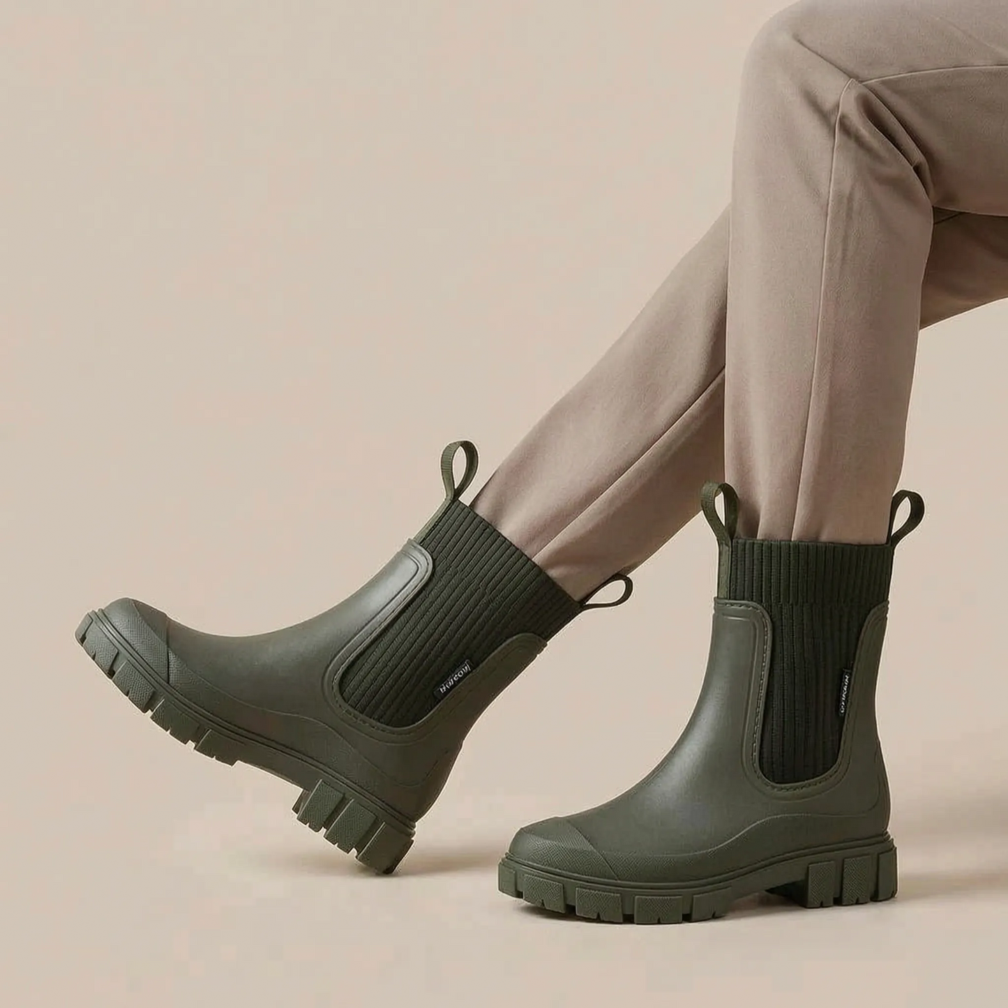 Drizzly | Krótkie Wsuwane Kalosze Damskie