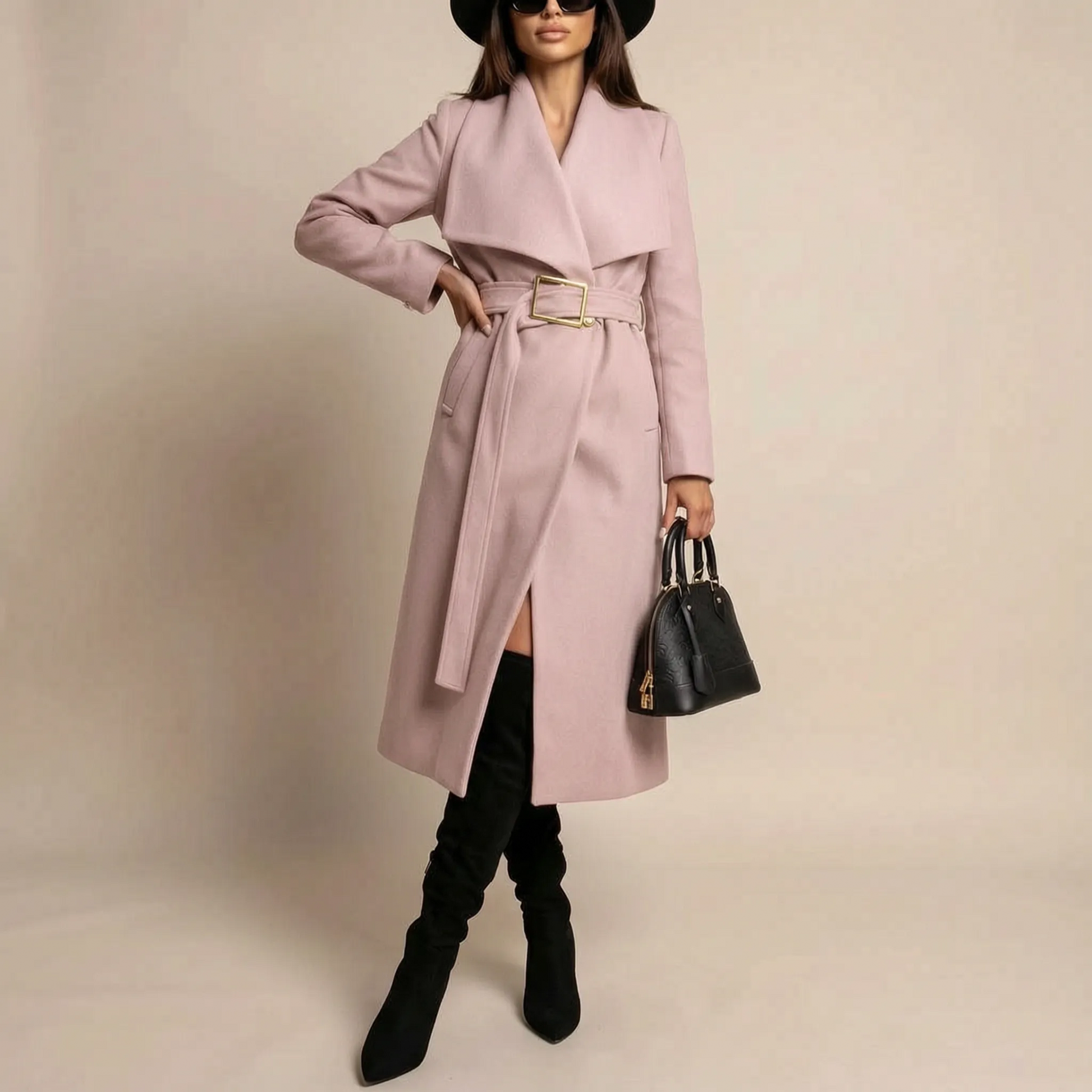 Elegancia | Elegancki Długi Trencz
