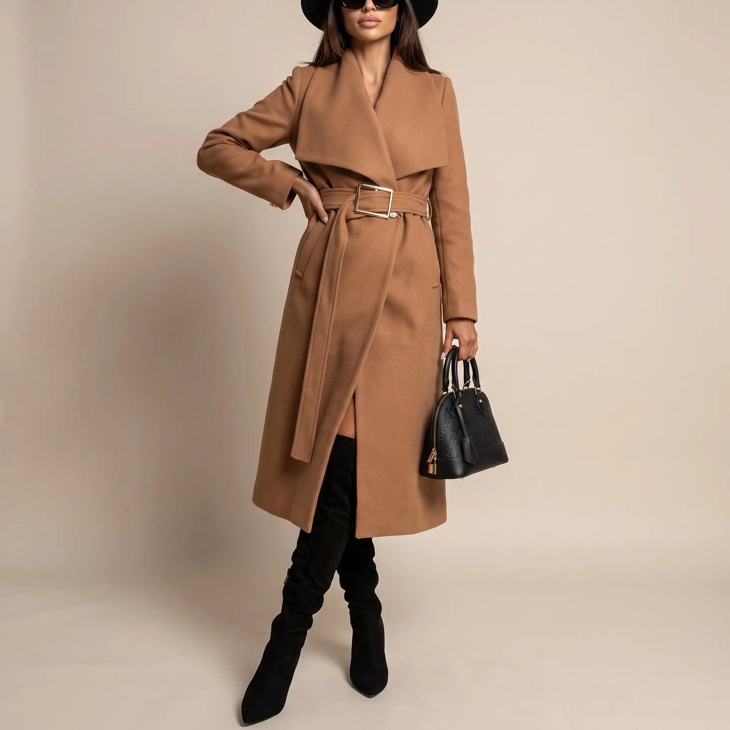Elegancia | Elegancki Długi Trencz