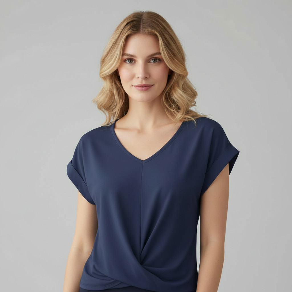 Elegancki Top Damski z Krótkim Rękawem | Topy Damskie Lato