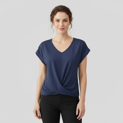 Elegancki Top Damski z Krótkim Rękawem | Topy Damskie Lato