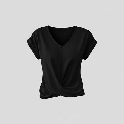 Elegancki Top Damski z Krótkim Rękawem | Topy Damskie Lato