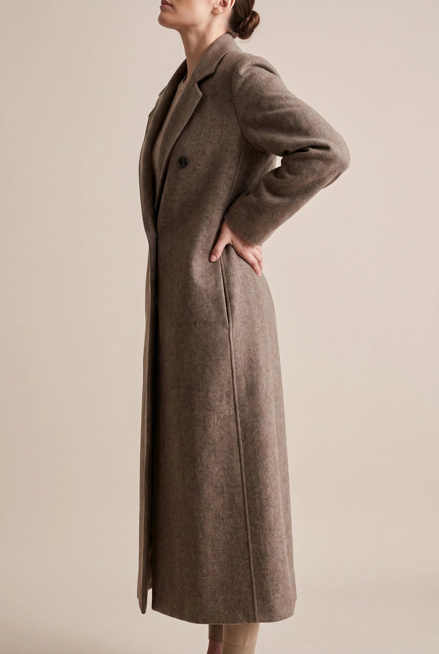 Elegantsy | Długi Płaszcz Zimowy Damski