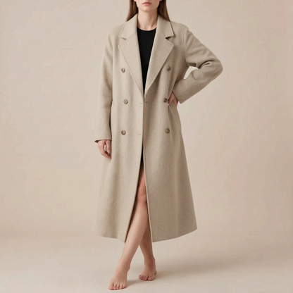 Elegantsy | Długi Płaszcz Zimowy Damski