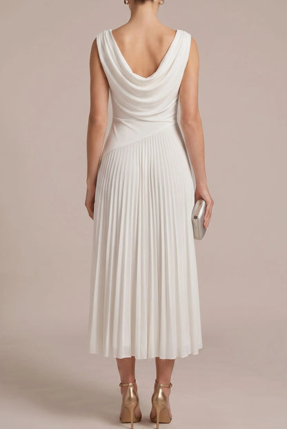 Elytia | Elegancka Plisowana Sukienka Midi