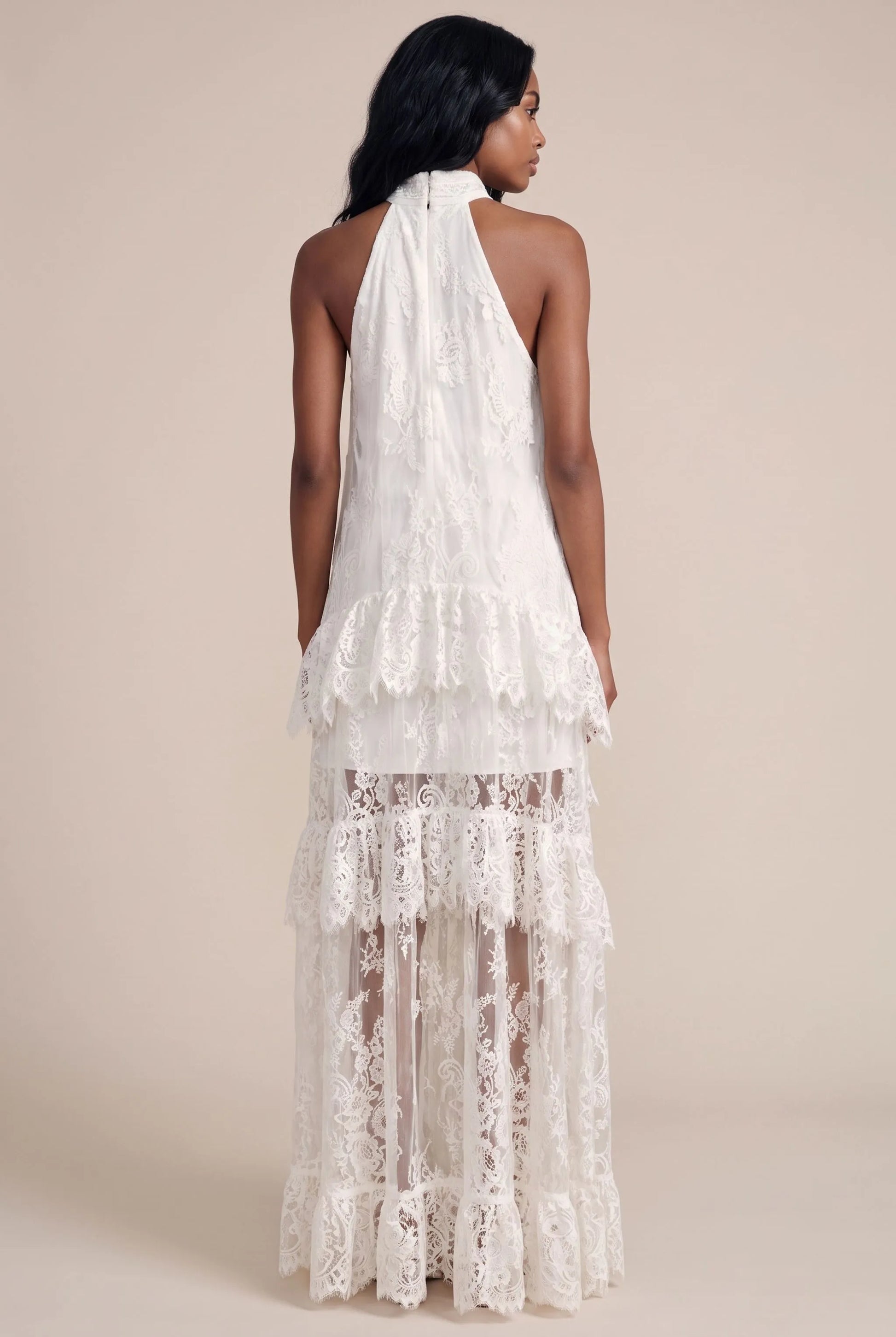 Evorla | Biała Letnia Sukienka Maxi W Stylu Boho