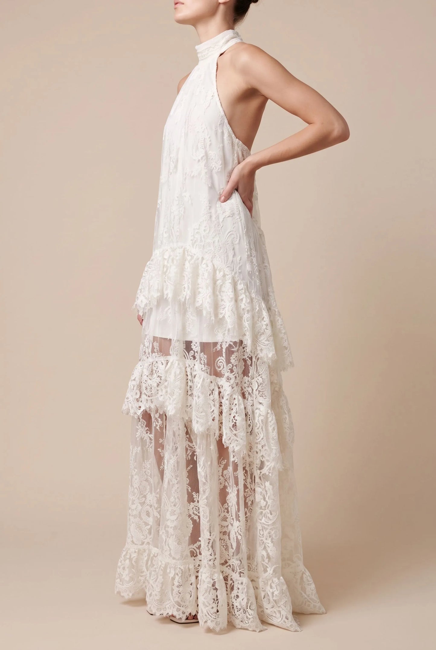 Evorla | Biała Letnia Sukienka Maxi W Stylu Boho