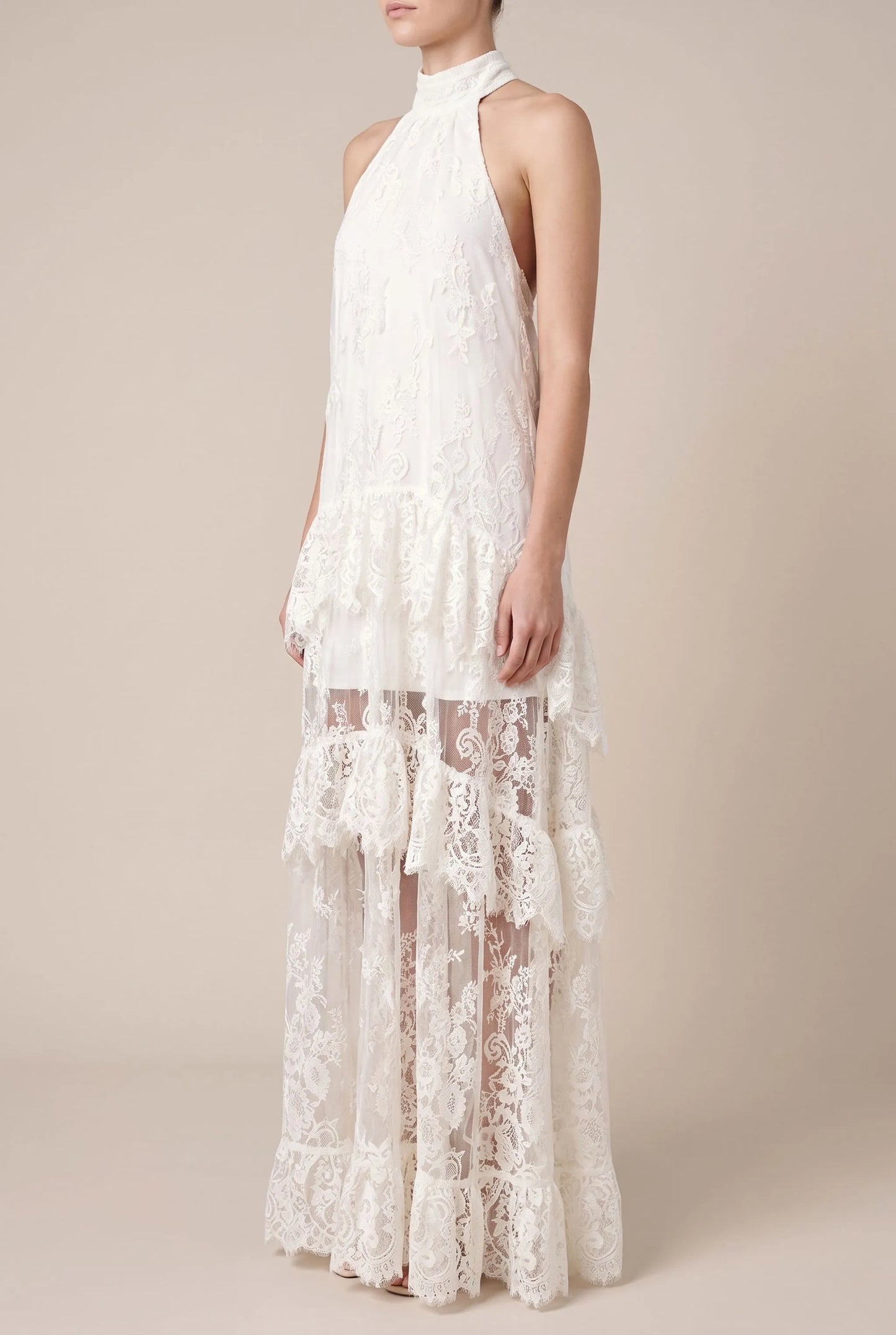 Evorla | Biała Letnia Sukienka Maxi W Stylu Boho