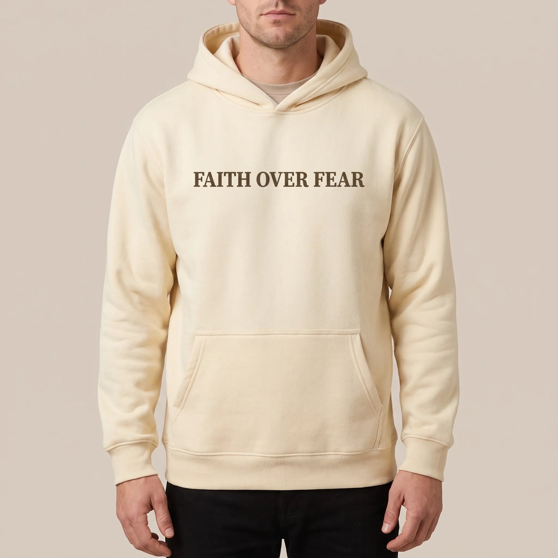 Faithfuls | Luźna Biała Bluza Z Kapturem
