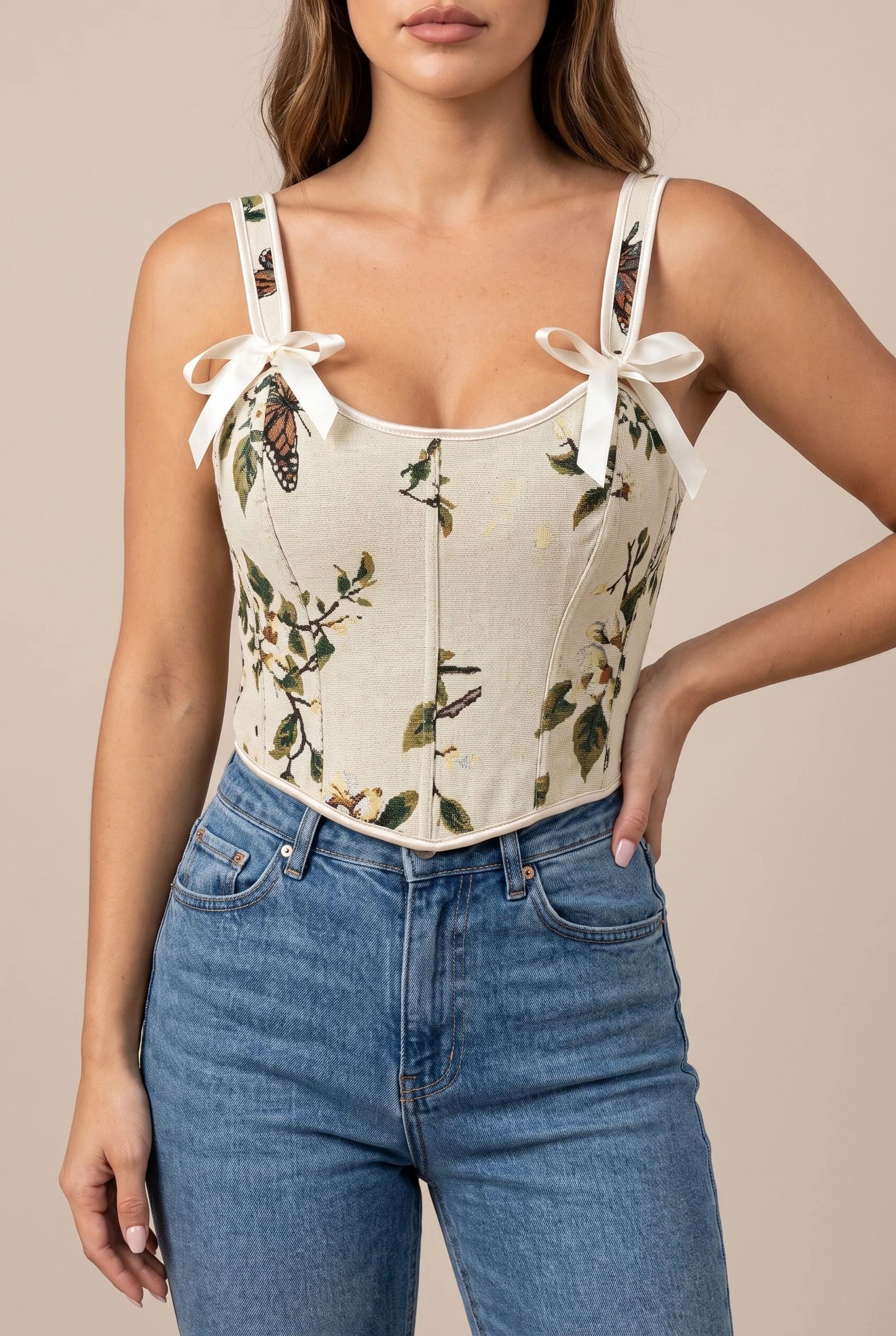 Florina | Kwiatowy Top Gorset