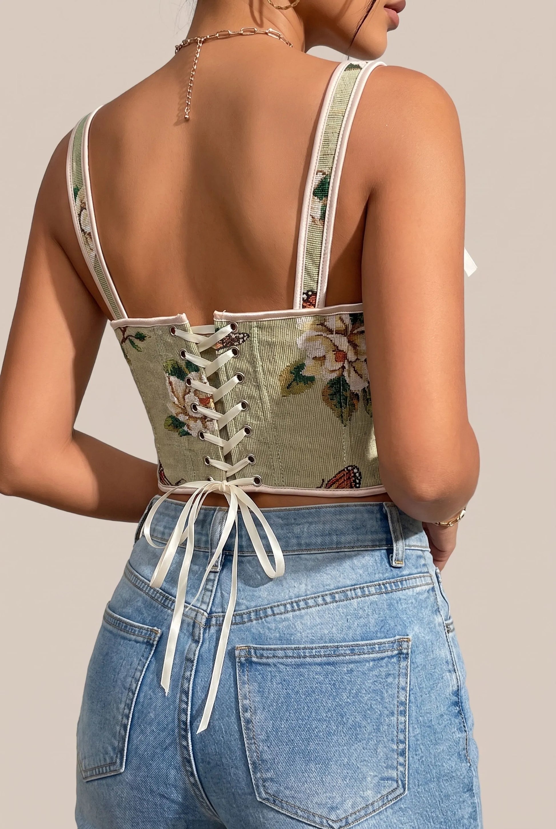 Florina | Kwiatowy Top Gorset