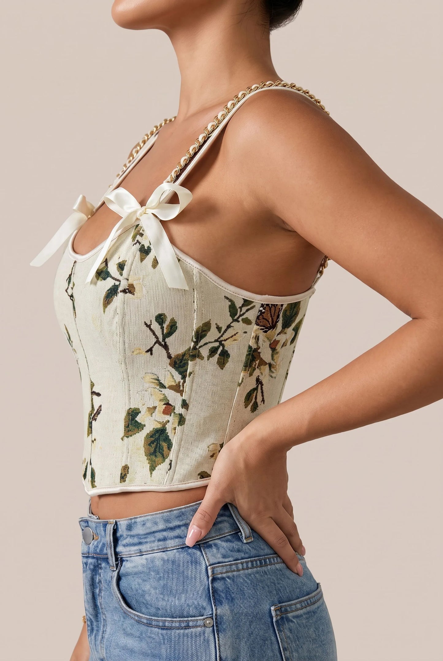 Florina | Kwiatowy Top Gorset