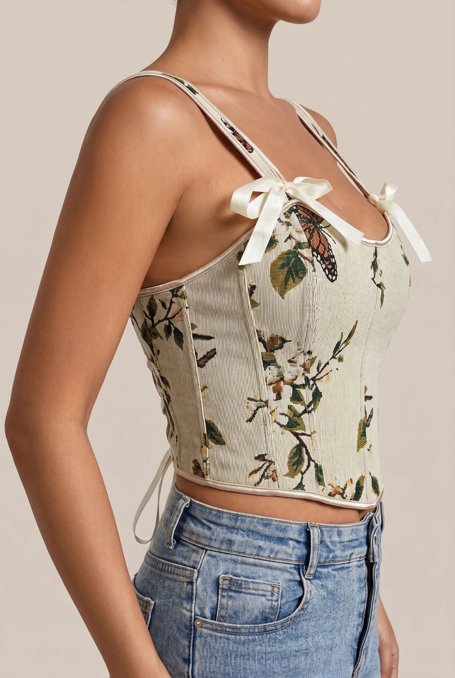 Florina | Kwiatowy Top Gorset