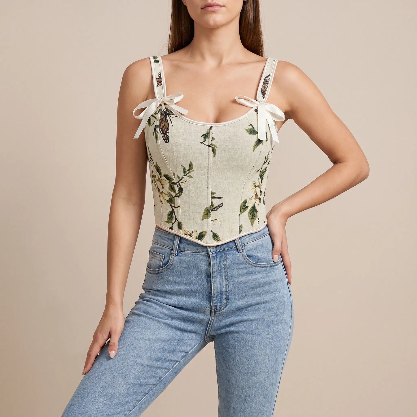 Florina | Kwiatowy Top Gorset