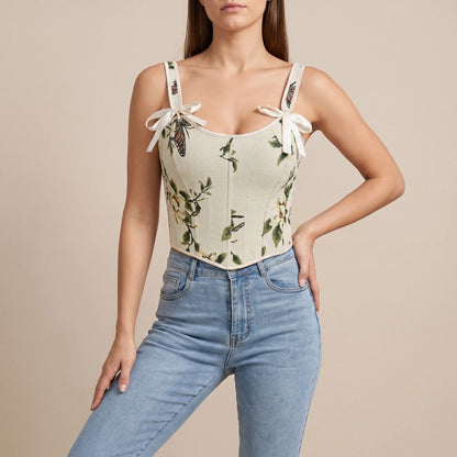 Florina | Kwiatowy Top Gorset