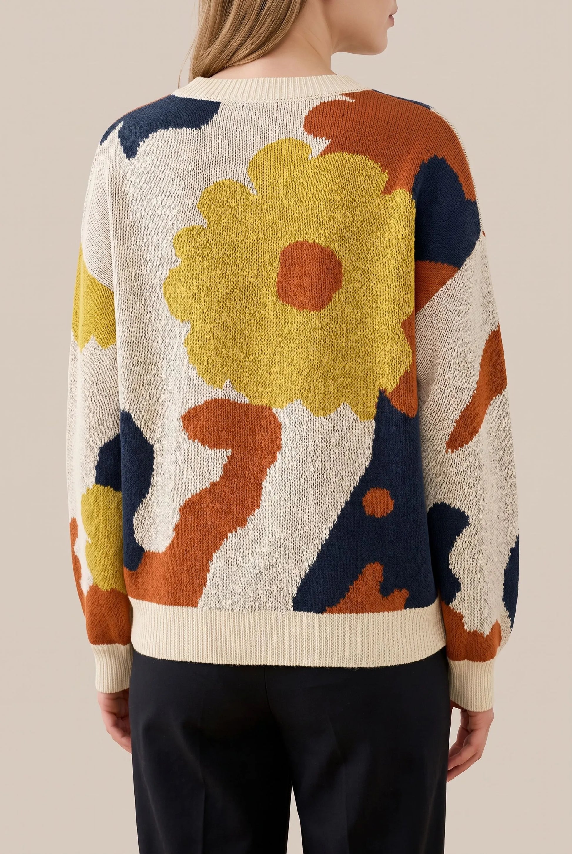 Florisana | Wzorzysty Sweter Damski