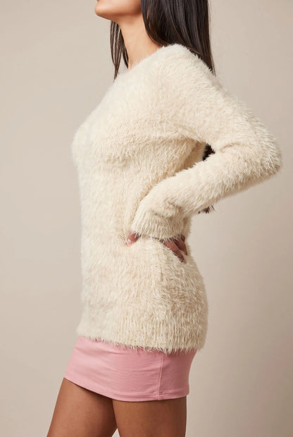 Fluffis | Puszysty Sweter Damski O Luźnym Kroju