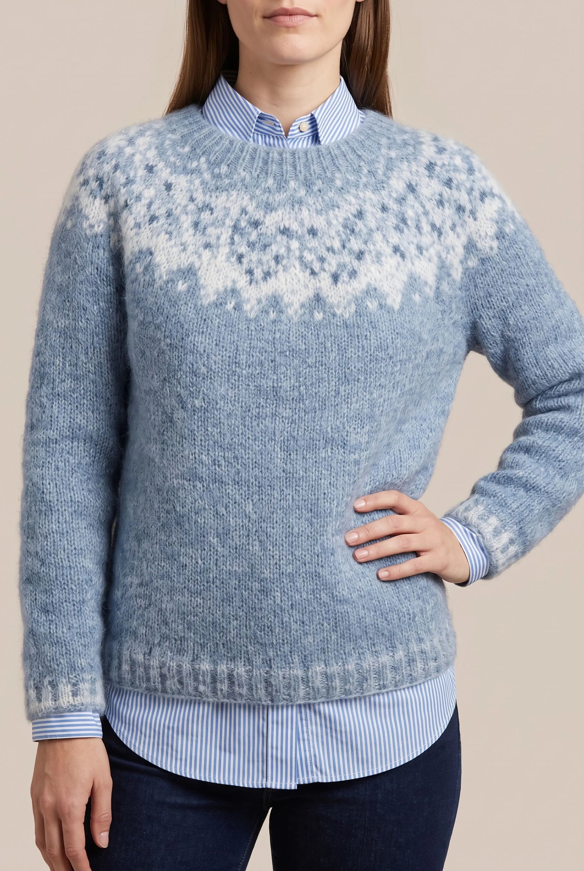 Frostlyn | Klasyczny Damski Sweter Zimowy