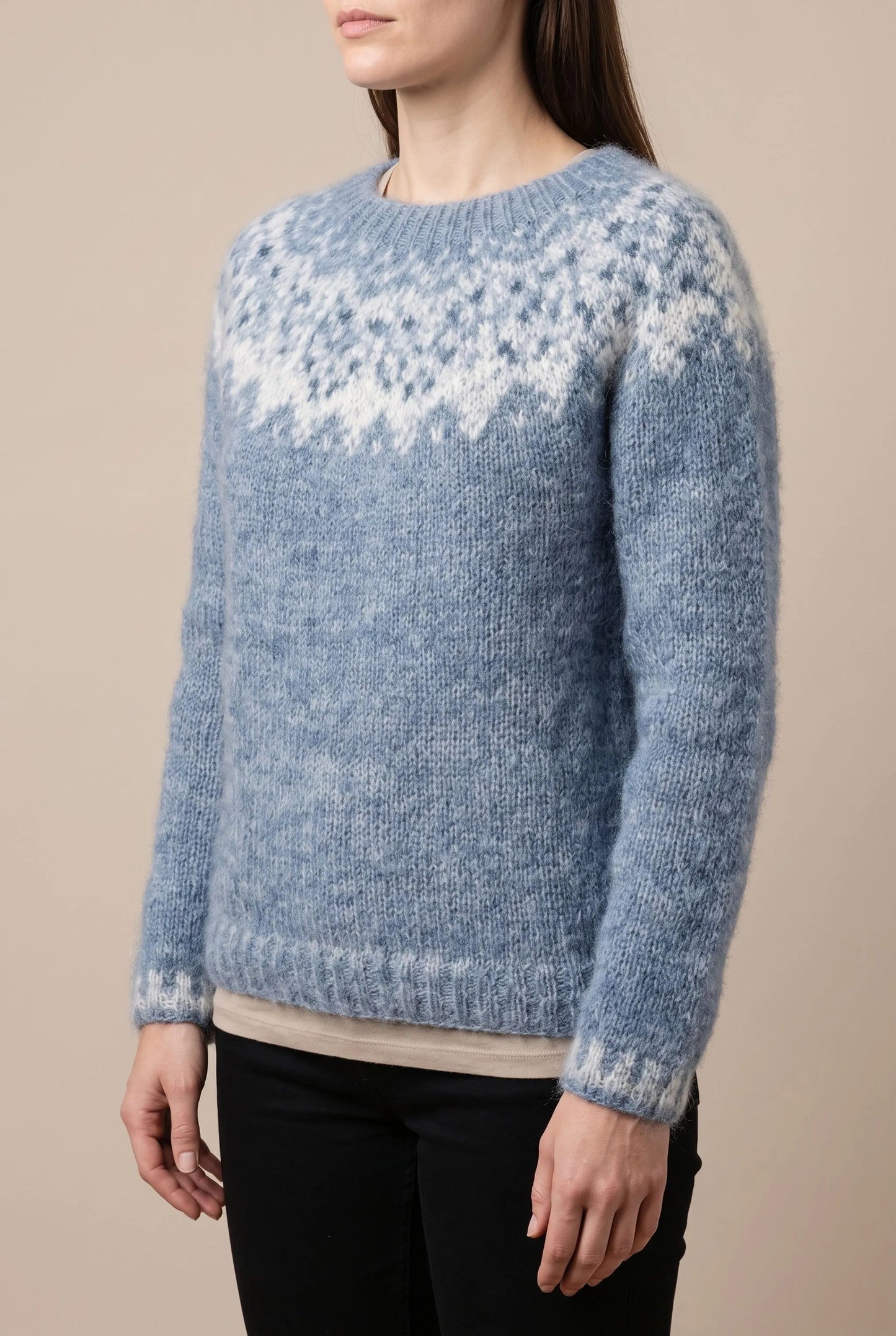 Frostlyn | Klasyczny Damski Sweter Zimowy