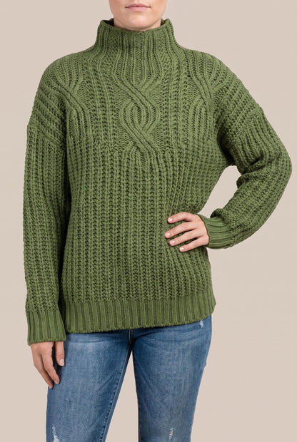Knyte | Swobodny Czarny Sweter Damski