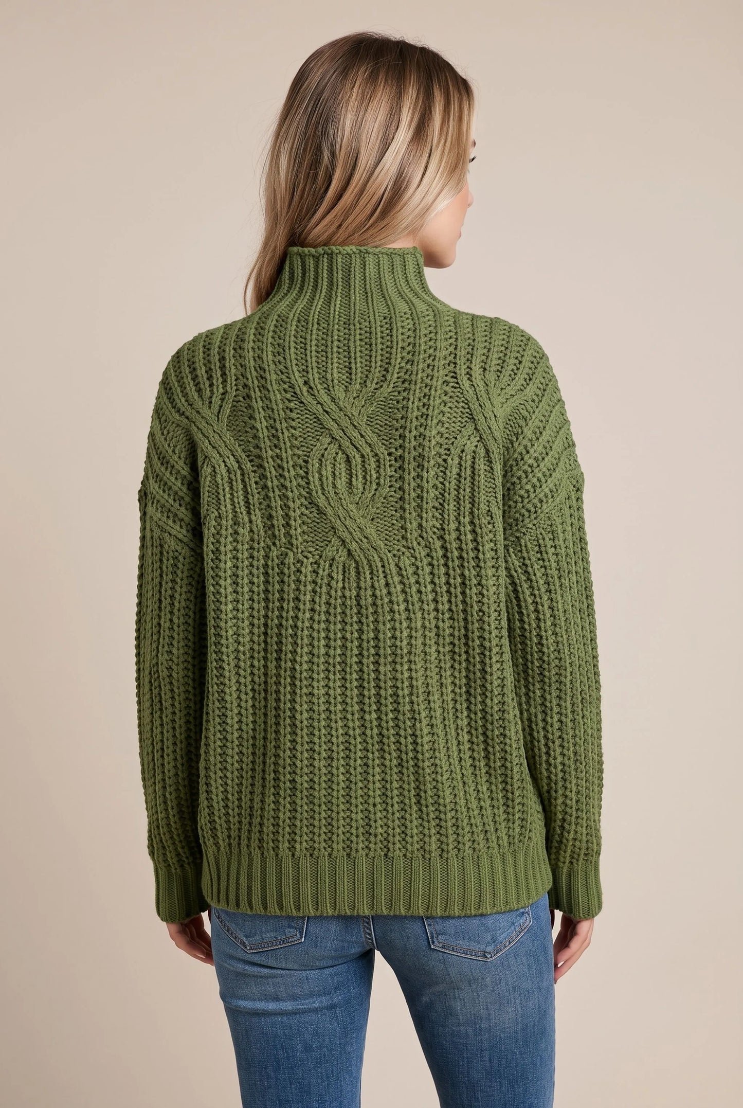 Knyte | Swobodny Czarny Sweter Damski