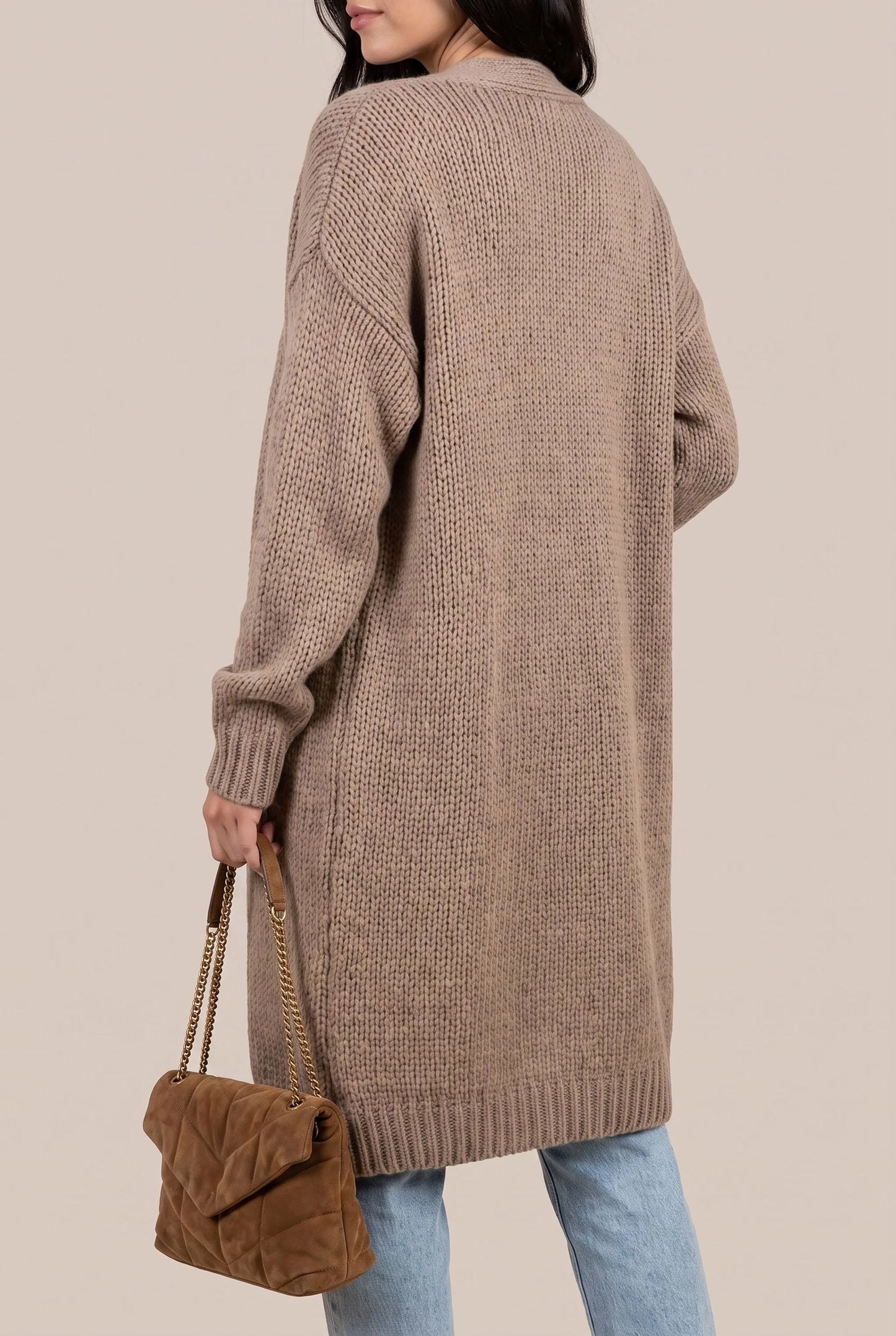 LayerLuxe | Długi Kardigan Damski