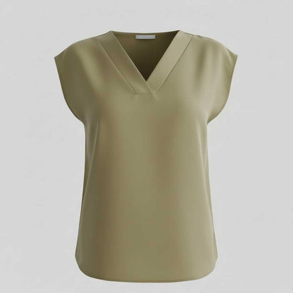 Letnia Bluzka Damska z Dekoltem V | Eleganckie Bluzki Damskie